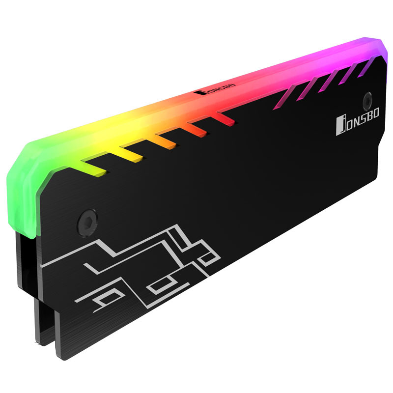 Jonsbo compatible NC-1 RGB-RAM Kühler - schwarz
