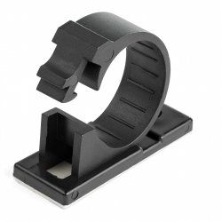 StarTech.com 100 Adhesive Cable Management Clips Black - Network/Ethernet/Office Desk/Computer Cord Organizer - Sticky