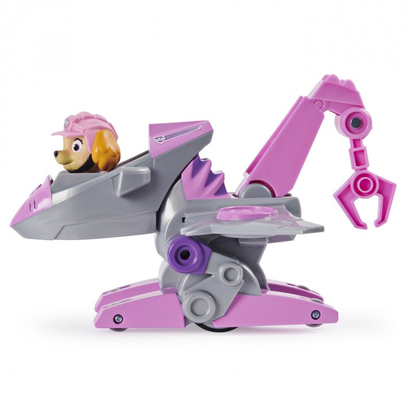 PAW Patrol LA PAT' PATROUILLE - VÉHICULE + FIGURINE STELLA DINO RESCUE - Véhicule Avec 1 Figurine Et 1 Dinosaure