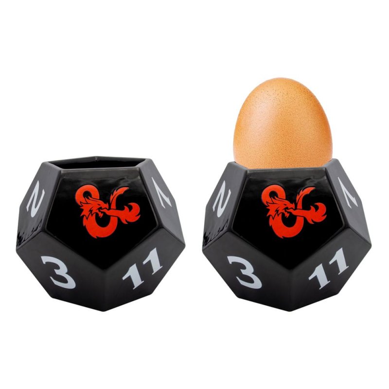 Dungeons & Dragons coquetier avec salière 3D Dice