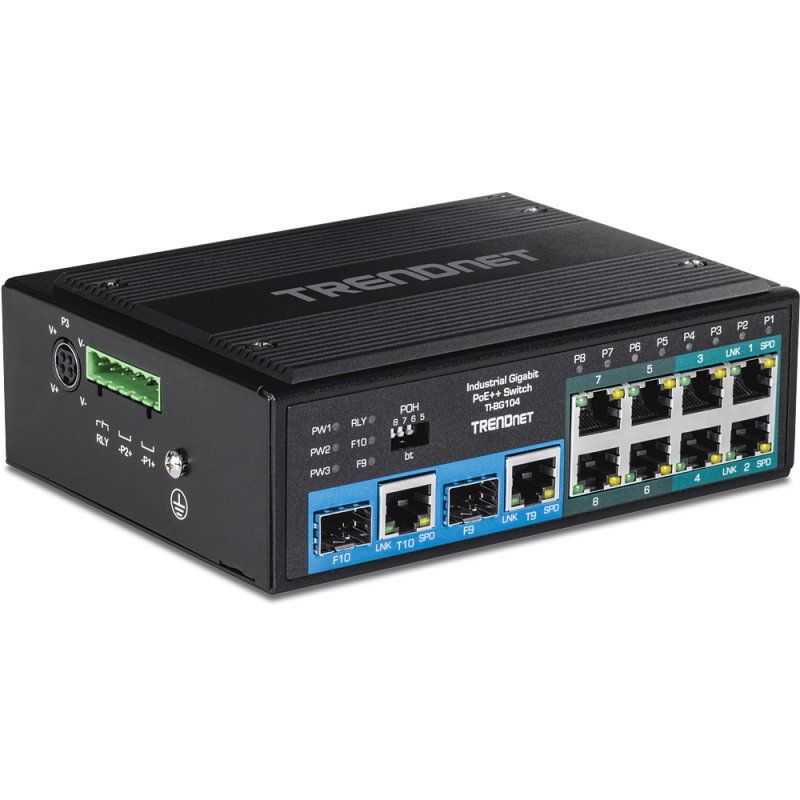 Trendnet TI-BG104 commutateur réseau Non-géré Gigabit Ethernet (10/100/1000) Connexion Ethernet, supportant
