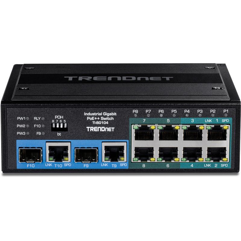 Trendnet TI-BG104 commutateur réseau Non-géré Gigabit Ethernet (10/100/1000) Connexion Ethernet, supportant