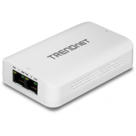 Trendnet TPE-BE200 prolongateur réseau Émetteur et récepteur réseau Blanc 10, 100, 1000 Mbit/s
