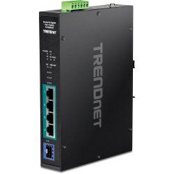 Trendnet TI-PGM541 network switch Gigabit Ethernet (10/100/1000) Black