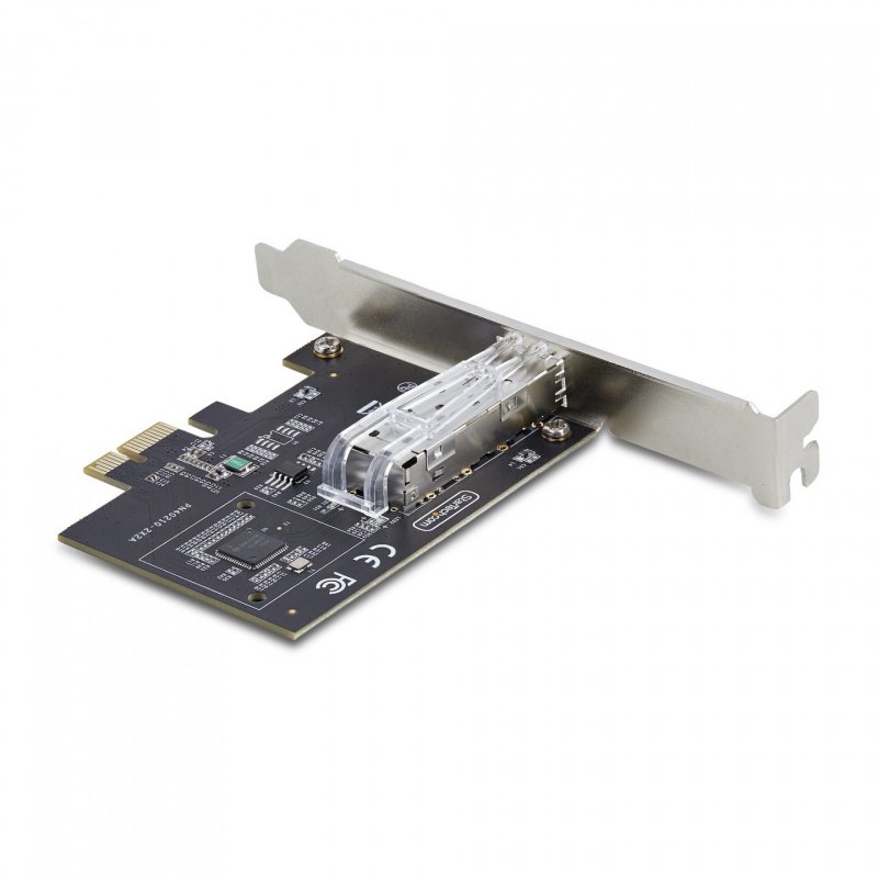 StarTech.com Carte Réseau GbE SFP à 1 Port, PCIe 2.1 x1, Intel I210-IS, Carte Contrôleur 1GbE, 1000BASE Cuivre/Fibre