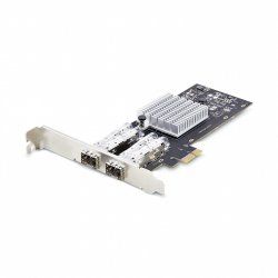 StarTech.com 2-Port GbE SFP Network Card, PCIe 2.0 x1, Intel I350-AM2 2x 1GbE Controller, 1000BASE Copper/Fiber Optic,