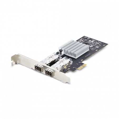 StarTech.com 2-Port GbE SFP Network Card, PCIe 2.0 x1, Intel I350-AM2 2x 1GbE Controller, 1000BASE Copper/Fiber Optic,
