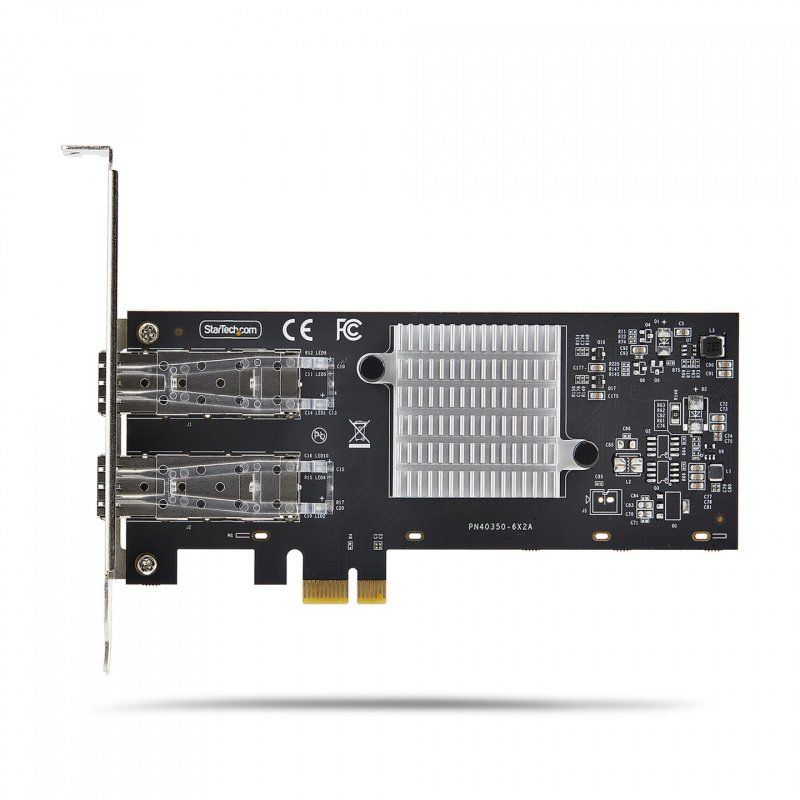 StarTech.com Carte Réseau GbE SFP à 2 Port, PCIe 2.0 x1, Intel I350-AM2, Carte Contrôleur 2x 1GbE, 1000BASE