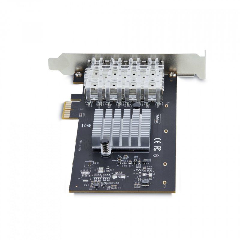 4-PORT GBE SFP NETWORK CARD - FIBER OPTIC GIGABIT NIC/CONTROLL