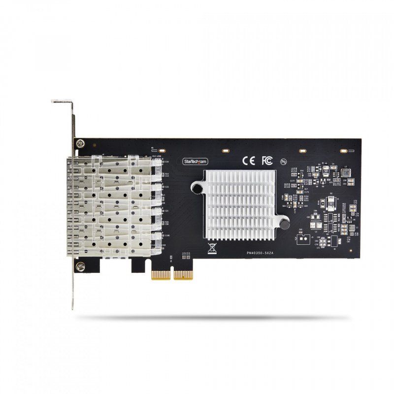 4-PORT GBE SFP NETWORK CARD - FIBER OPTIC GIGABIT NIC/CONTROLL