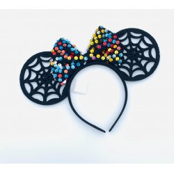 MINNIE - Halloween - Serre-Tête Araignée