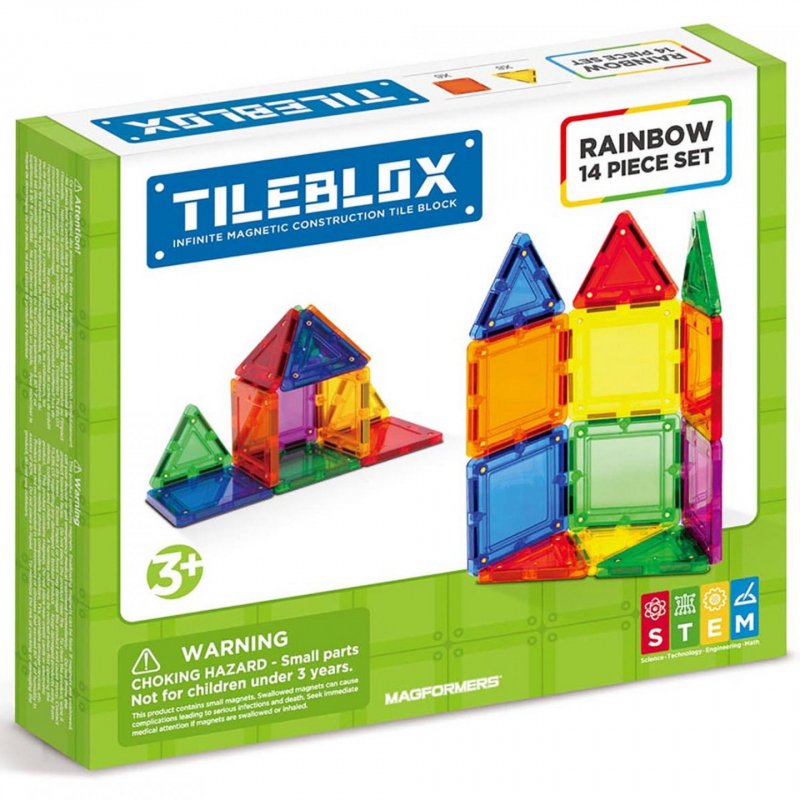 Tileblox - Rainbow - 14 pcs set (3200)