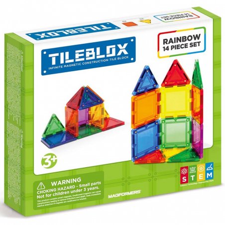 Tileblox - Rainbow - 14 pcs set (3200)