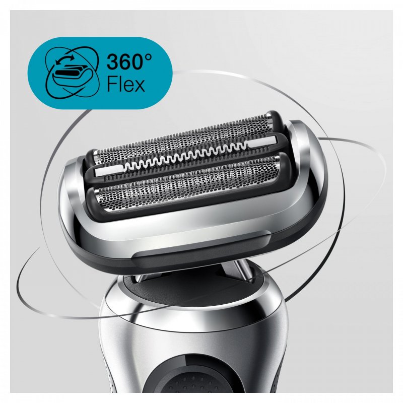 Braun Series 7 71-S1000s Rasoir à grille Argent