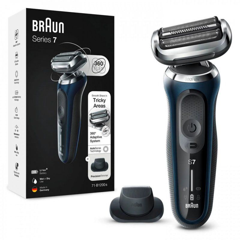 Braun - SHAVER 71-B1200s BLU EURO