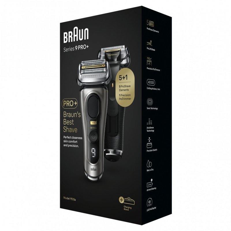 Braun Series 9 Pro 9515s Trimmer Metallic
