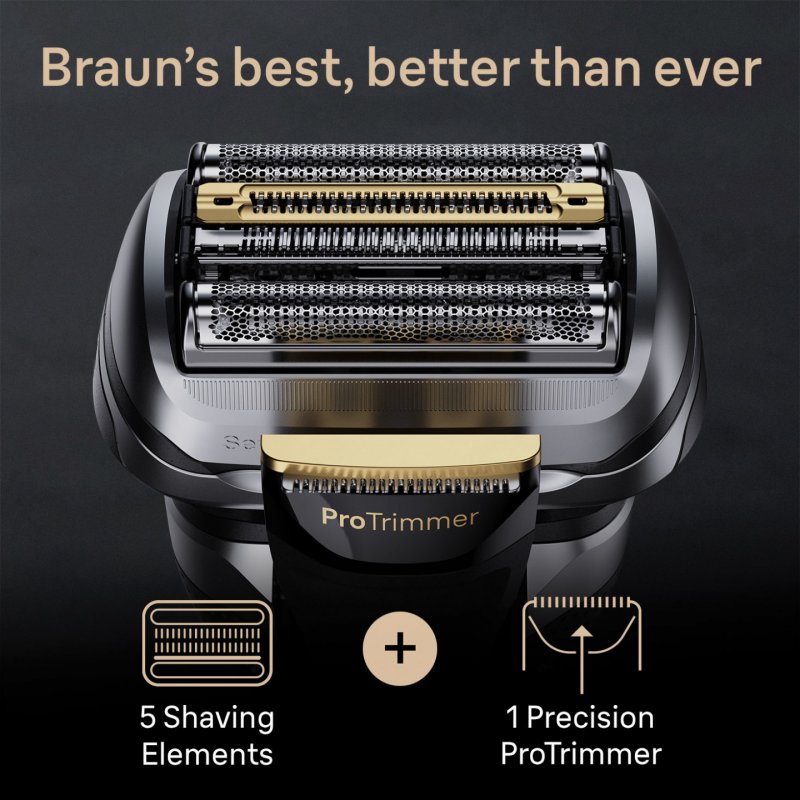 Braun Series 9 Pro 9515s Trimmer Metallic