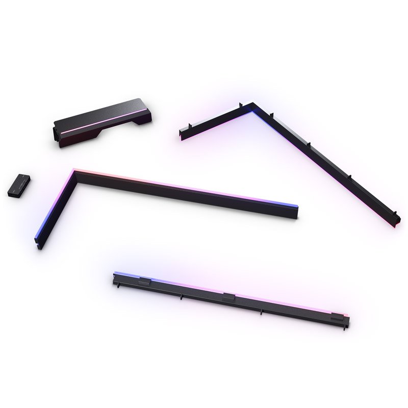 Phanteks NV5 Premium DRGB Kit Power-Hub, 3x für Außenrahmen, 1x Mainboard Kabel-Cover - schwarz