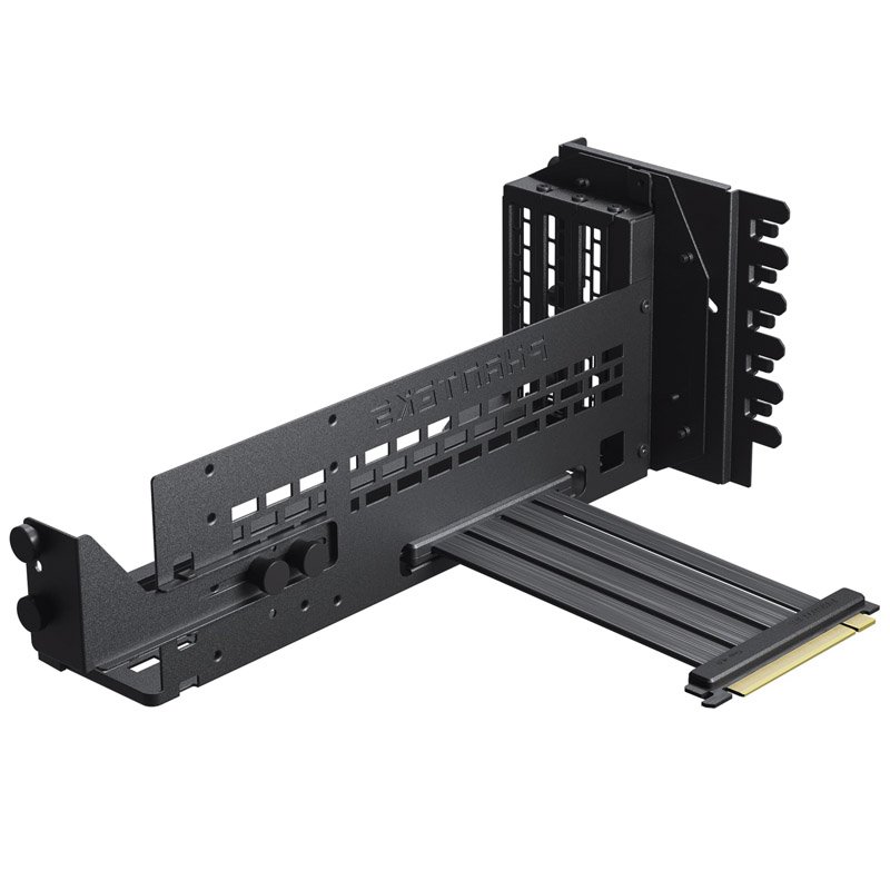 Phanteks Premium Vertikales GPU-Bracket PCIe 4.0 x 16 Riser-Kabel, DRGB - 220 mm, schwarz