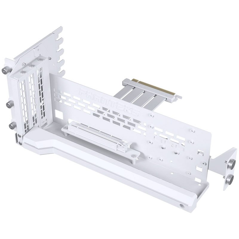 Phanteks Premium Vertikales GPU-Bracket PCIe 4.0 x 16 Riser-Kabel, DRGB - 220 mm, weiß