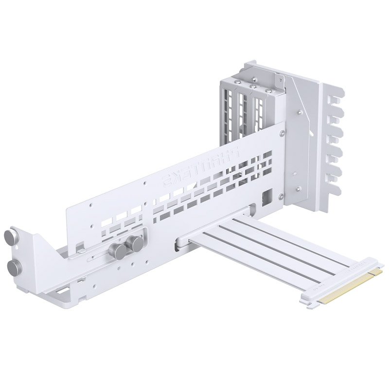 Phanteks Premium Vertikales GPU-Bracket PCIe 4.0 x 16 Riser-Kabel, DRGB - 220 mm, weiß