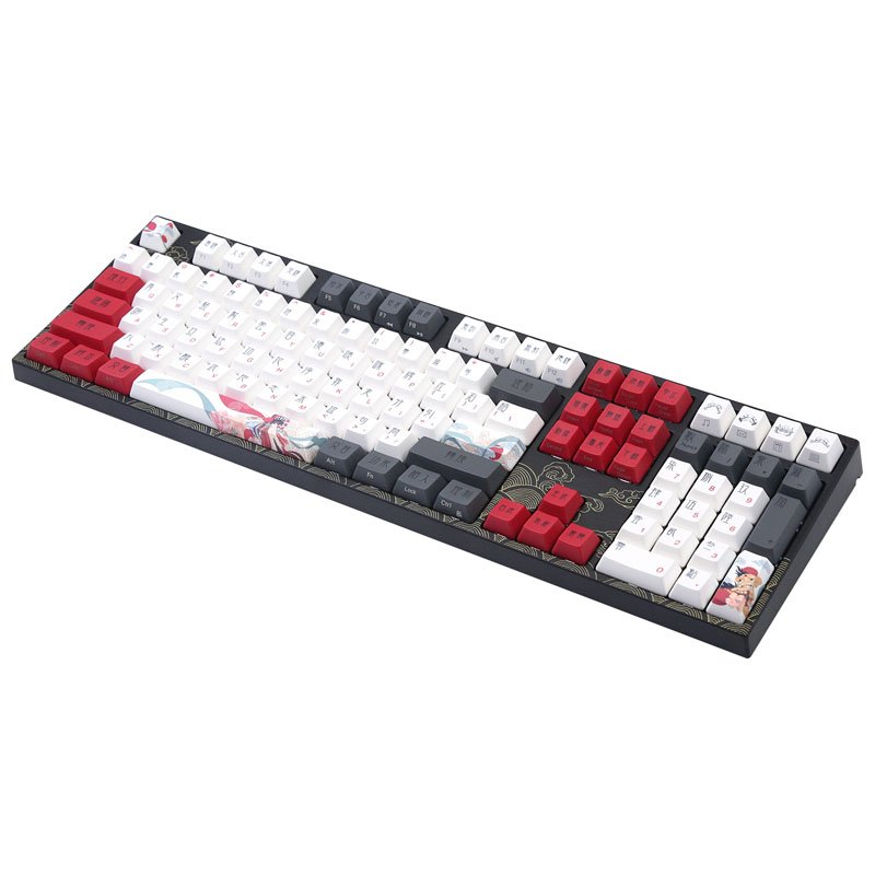 Varmilo VEA108 Beijing Opera Gaming Tastatur, MX-Brown, weiße LED - US Layout