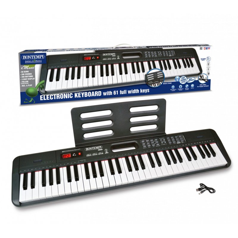 Bontempi - Keyboard w. 61 keys (166119)