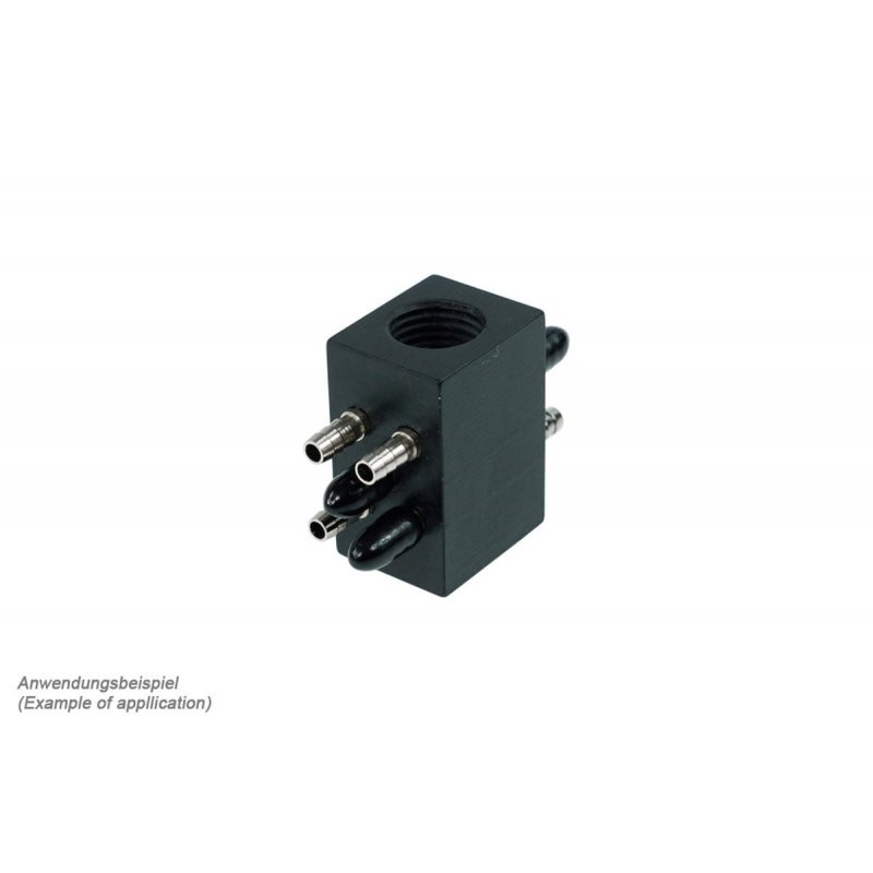 Alphacool MCX Verschluss - Schwarz 10er Set