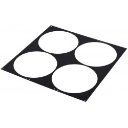 Alphacool SuperNova 1260 Lüfterblende 4x200mm - Black