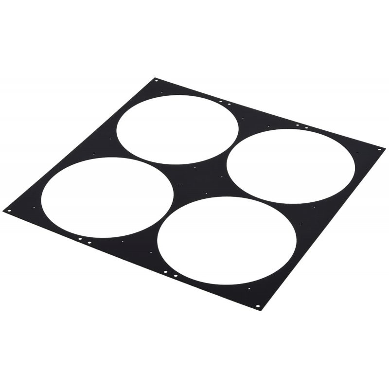 Alphacool SuperNova 1260 Lüfterblende 4x200mm - Black