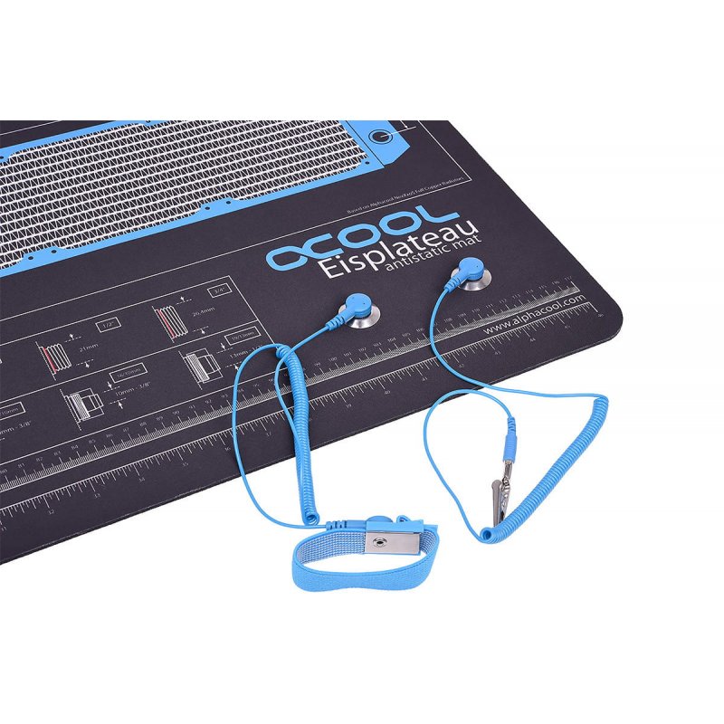 Alphacool Eisplateau Anti-Statik Arbeits- und Montagematte 120x60cm