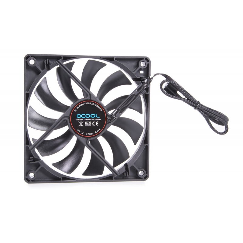 Alphacool SL-15 PWM Fan 600-1800rpm ( 120x120x15mm )