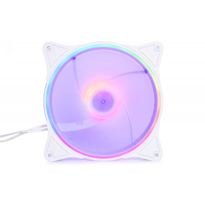 Alphacool Rise Aurora 140mm Lüfter Weiß (140x140x25mm)