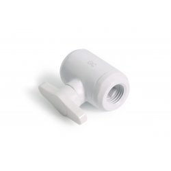 Alphacool Eiszapfen 2 Wege Kugelhahn G1/4 - White""