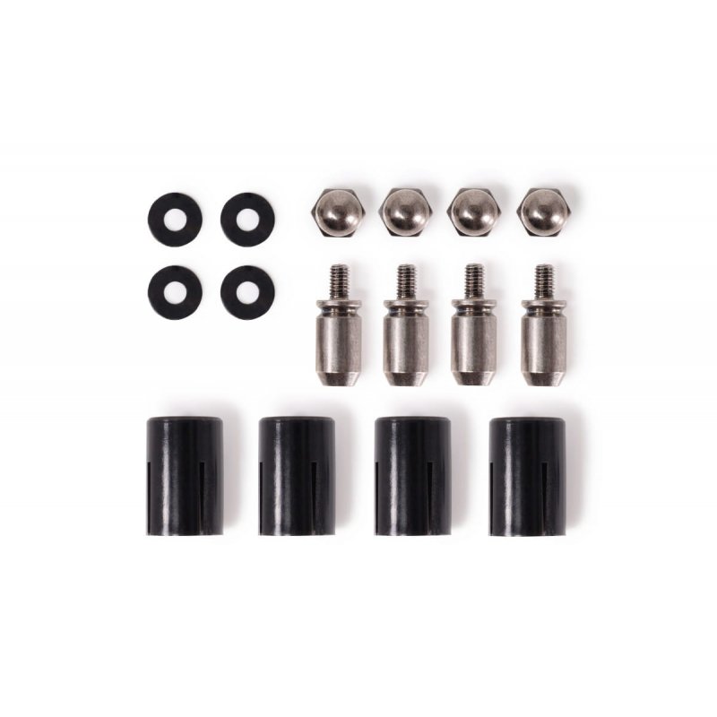 Alphacool Core Push Mounting 17mm M3/M4/UNC 6-32 Set 4x""