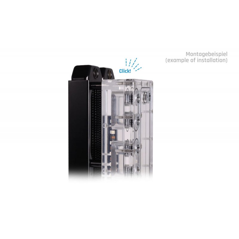 Alphacool Core Push Mounting 17mm M3/M4/UNC 6-32 Set 4x""