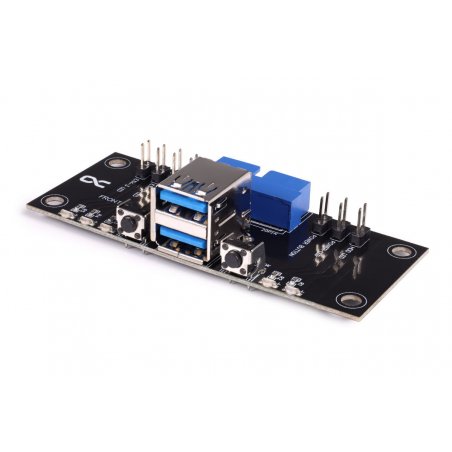 Alphacool ES Front I/O-Panel mit USB 3.0 und Kabelsatz für Servergehäuse