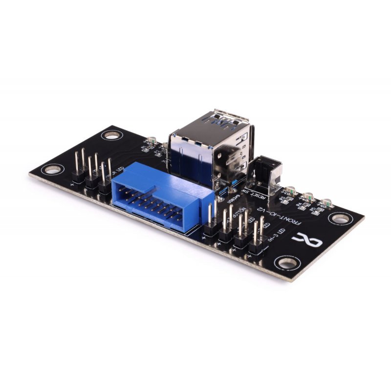 Alphacool ES Front I/O-Panel mit USB 3.0 und Kabelsatz für Servergehäuse