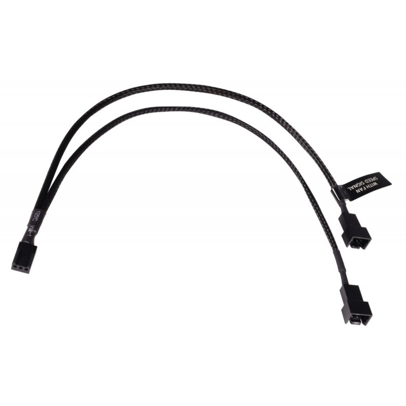 Alphacool Y-Splitter 3-Pin auf 2x 3-Pin 30cm""