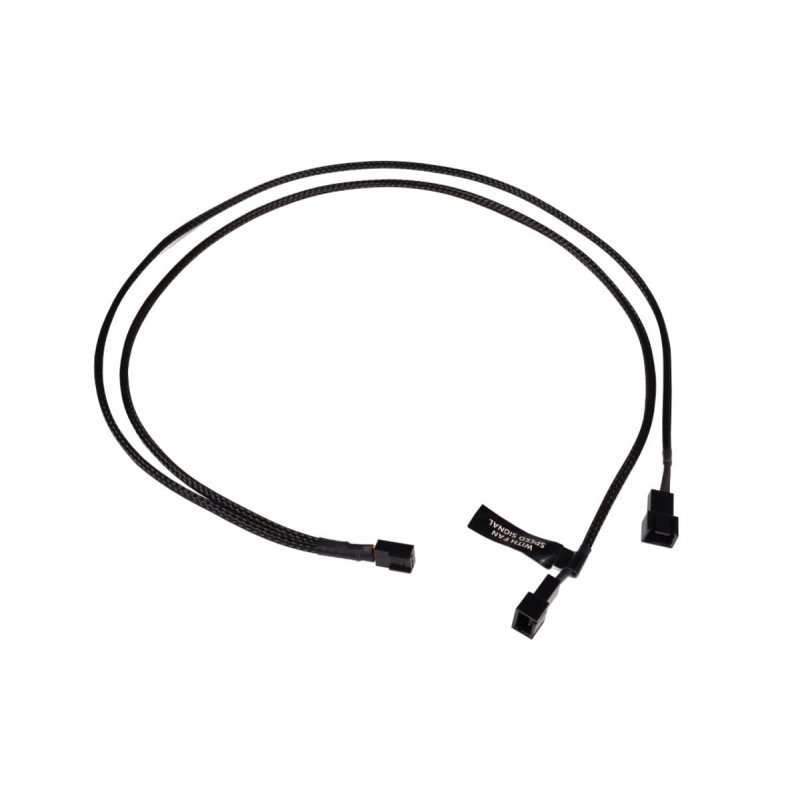 Alphacool Y-Splitter 3-Pin auf 2x 3-Pin 60cm""