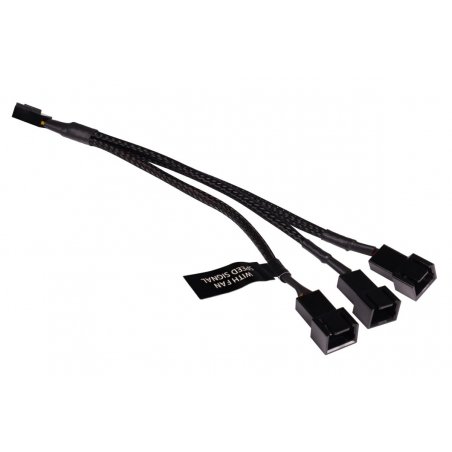 Alphacool Y-Splitter 3-Pin auf 3x 3-Pin 15cm""