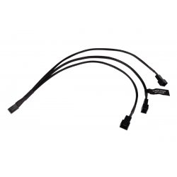 Alphacool Y-Splitter 3-Pin auf 3x 3-Pin 30cm""