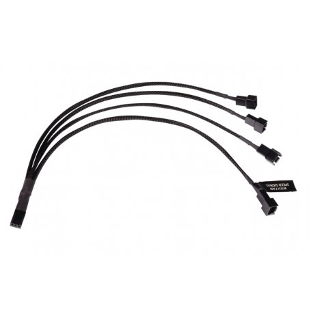 Alphacool Y-Splitter 3-Pin auf 4x 3-Pin 30cm""