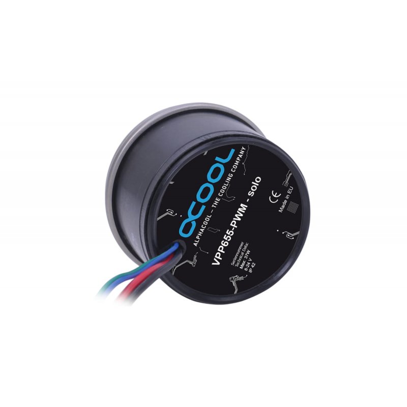 Alphacool Core 200 Aurora D5/VPP Ausgleichsbehälter Acetal/Acryl mit VPP655 PWM Pumpe""