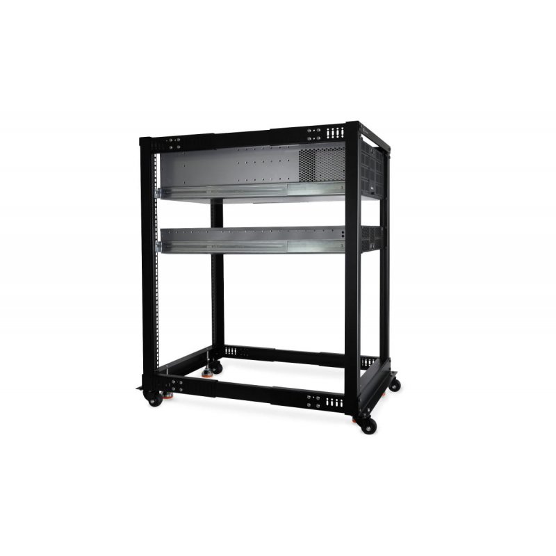 Alphacool ES 19" Open Frame Serverrack 18HE Verstellbare Tiefe""