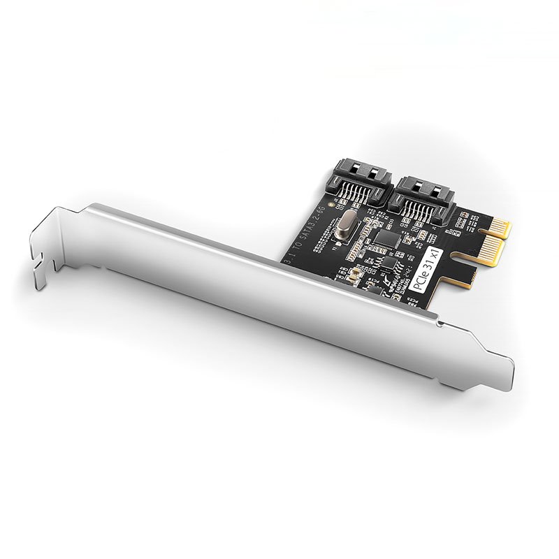 AXAGON PCES-SJ2 PCIe Controller 2x internal SATA 6G port, JMB582 LP