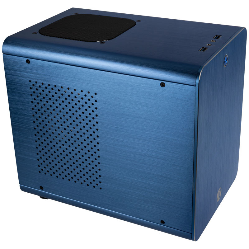 Raijintek compatible METIS PLUS Mini-ITX Gehäuse - bleu Window