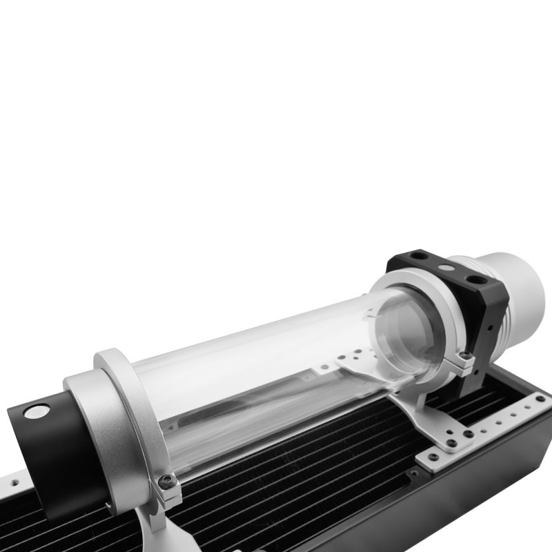 Singularity compatible Computers Protium Ausgleichsbehälter 200mm - Acetal, schwarz/silber