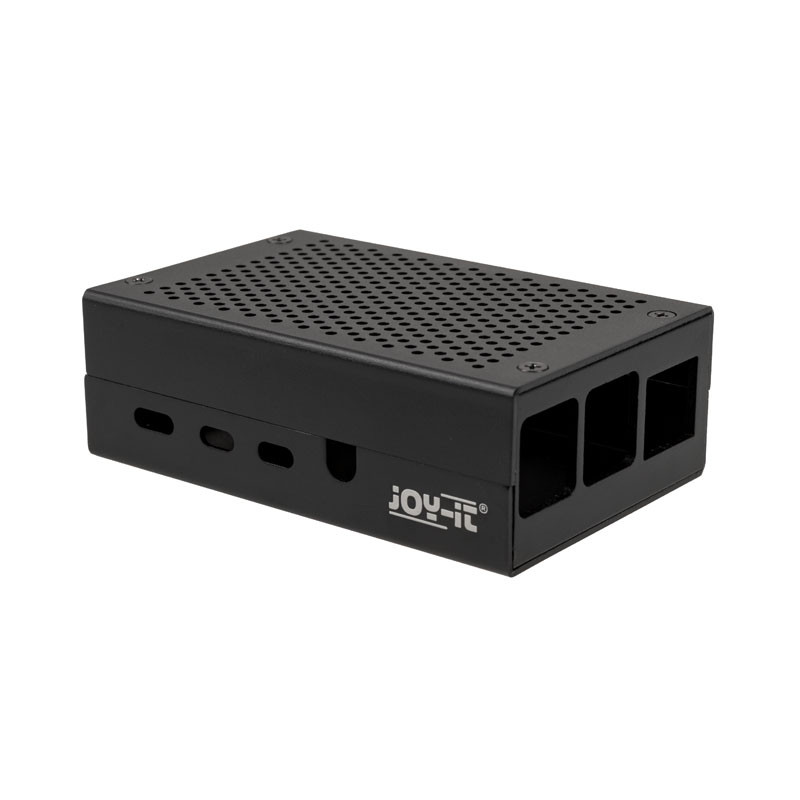 Raspberry compatible Pi 4B 01B Aluminium Gehäuse, noir