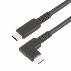 StarTech.com 3ft (1m) Rugged Right Angle USB-C Cable, USB 3.2 Gen 2 (10 Gbps), Full-Featured USB C to C Data transfer